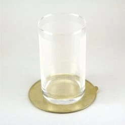 BRASS GRIP CIRCLE PLATE SOLID BRASS -Writing Supplies Store brass grip circle plate solid 818