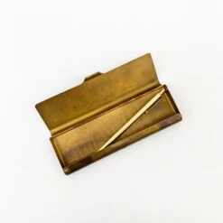 BRASS PEN CASE RUST 34 BRASS PEN CASE RUST -Writing Supplies Store brass pen case rust 350