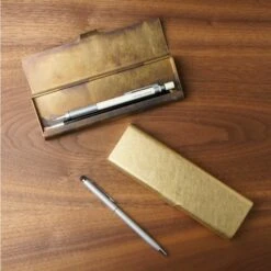 BRASS PEN CASE SOLID 22 BRASS PEN CASE SOLID -Writing Supplies Store brass pen case solid 975
