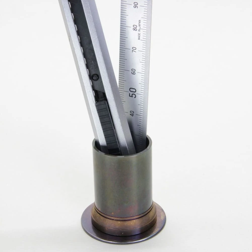 BRASS PEN STAND 02 RUST 6 BRASS PEN STAND 02 RUST - Image 6