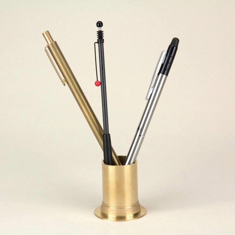 BRASS PEN STAND 02 SOLID 4 BRASS PEN STAND 02 SOLID - Image 4