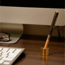 BRASS PEN STAND RUST -Writing Supplies Store brass pen stand rust 399