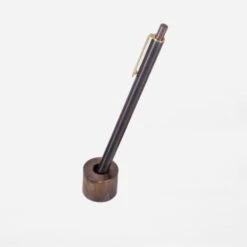 BRASS PEN STAND RUST -Writing Supplies Store brass pen stand rust 469