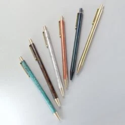 BRASS RETRACTABLE PEN COPPER 20 BRASS RETRACTABLE PEN COPPER -Writing Supplies Store brass retractable pen copper ballpoint 701