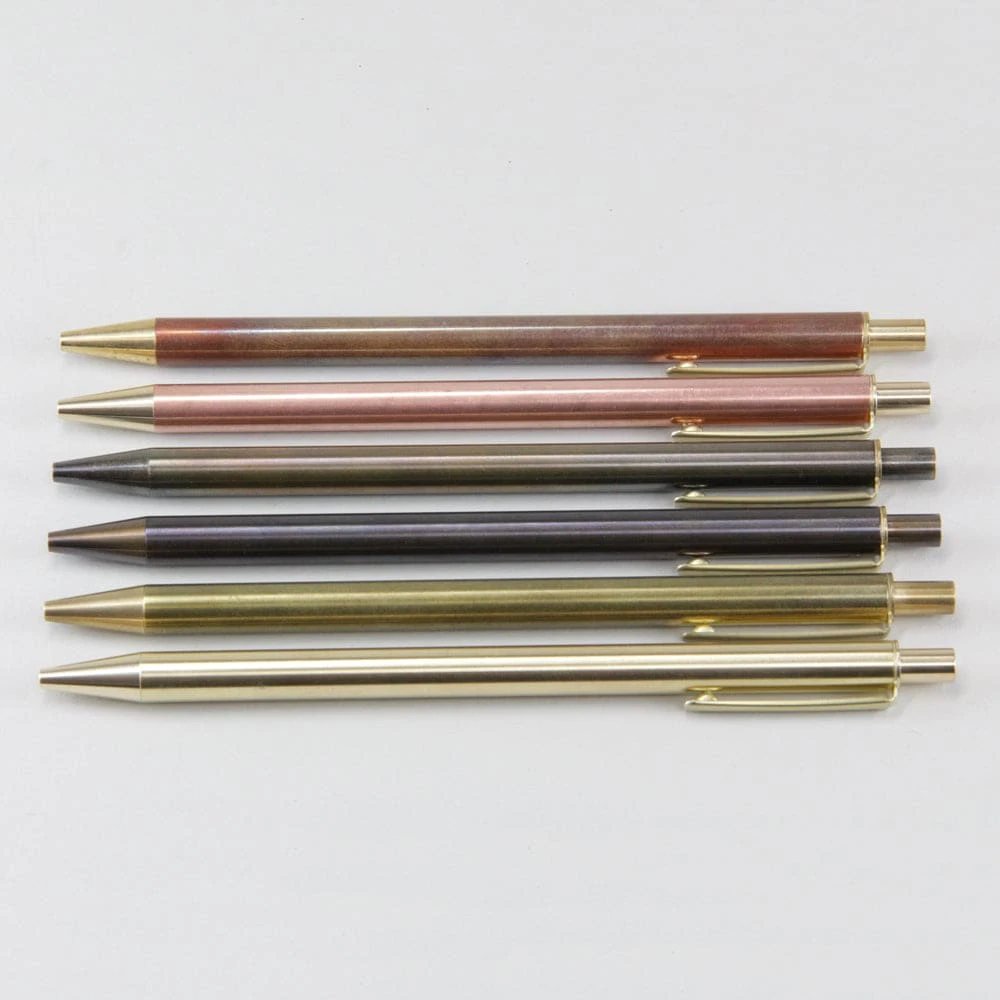 BRASS RETRACTABLE PEN COPPER 2 BRASS RETRACTABLE PEN COPPER - Image 2