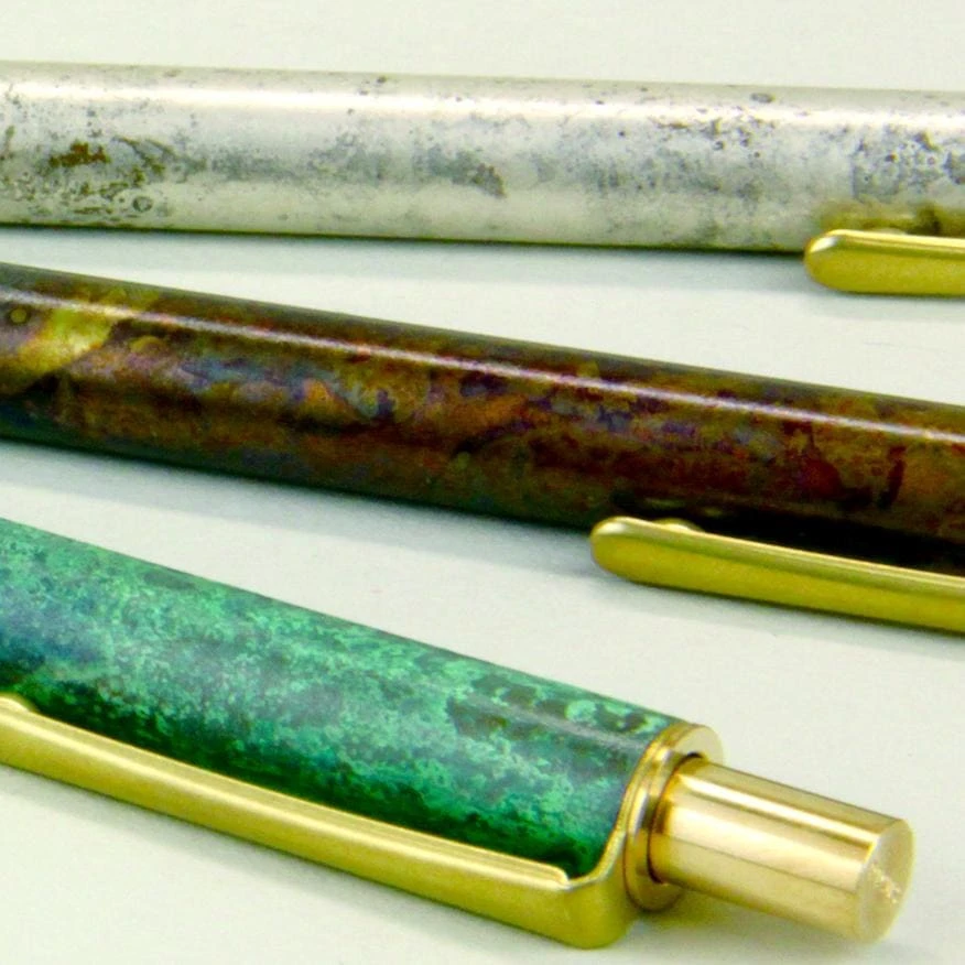 BRASS RETRACTABLE PEN COPPER 12 BRASS RETRACTABLE PEN COPPER - Image 12