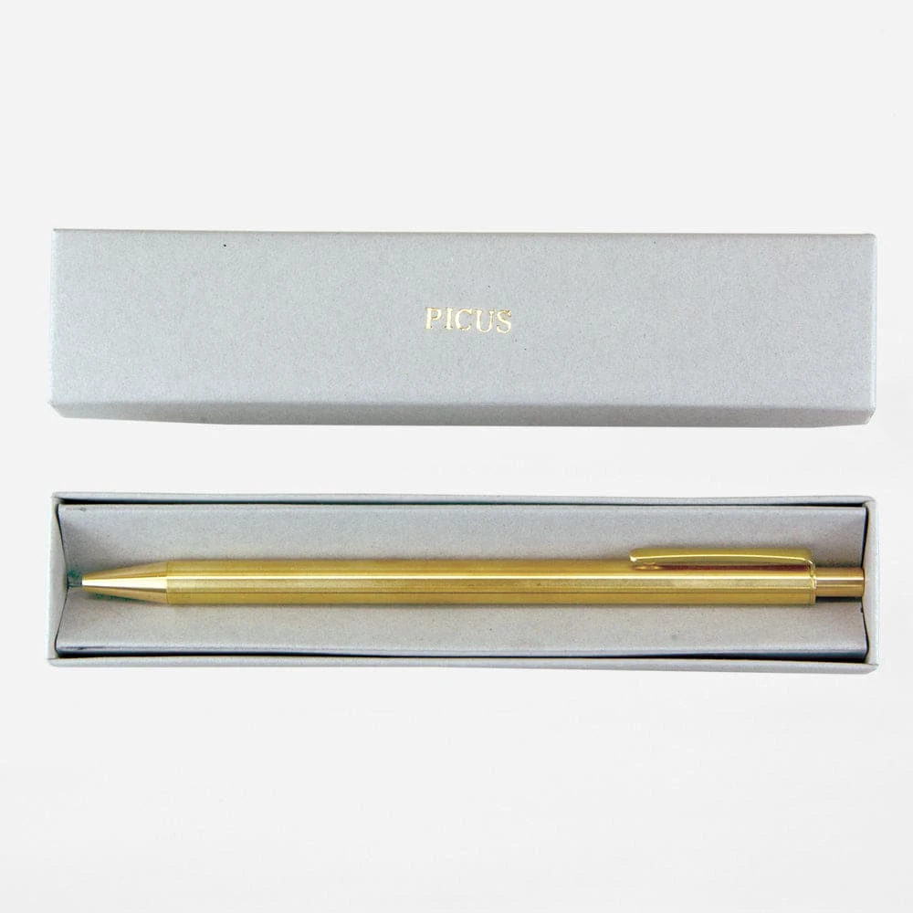 BRASS RETRACTABLE PEN HANMON JYUNGIN 4 BRASS RETRACTABLE PEN HANMON JYUNGIN - Image 4