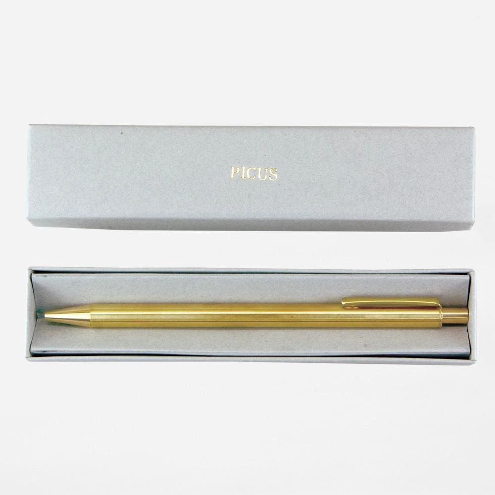 BRASS RETRACTABLE PEN HANMON ROKUSHOU 11 BRASS RETRACTABLE PEN HANMON ROKUSHOU - Image 11