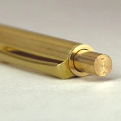 BRASS RETRACTABLE PEN SOLID BRASS 26 BRASS RETRACTABLE PEN SOLID BRASS -Writing Supplies Store brass retractable pen solid ballpoint 175