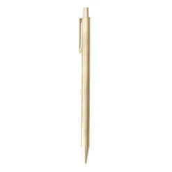Writing Supplies Store 17 BRASS RETRACTABLE PEN SOLID BRASS