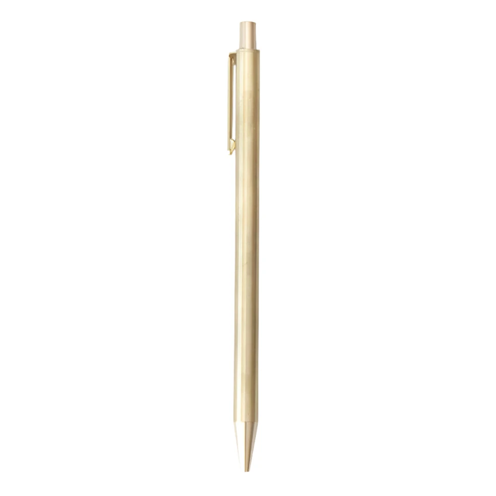 BRASS RETRACTABLE PEN SOLID BRASS 1 BRASS RETRACTABLE PEN SOLID BRASS