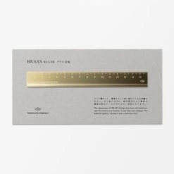 BRASS Ruler 19 BRASS Ruler -Writing Supplies Store brass ruler 556