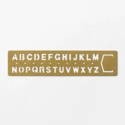 BRASS Template Bookmark Alphabet 13 BRASS Template Bookmark Alphabet -Writing Supplies Store brass template bookmark alphabet 314