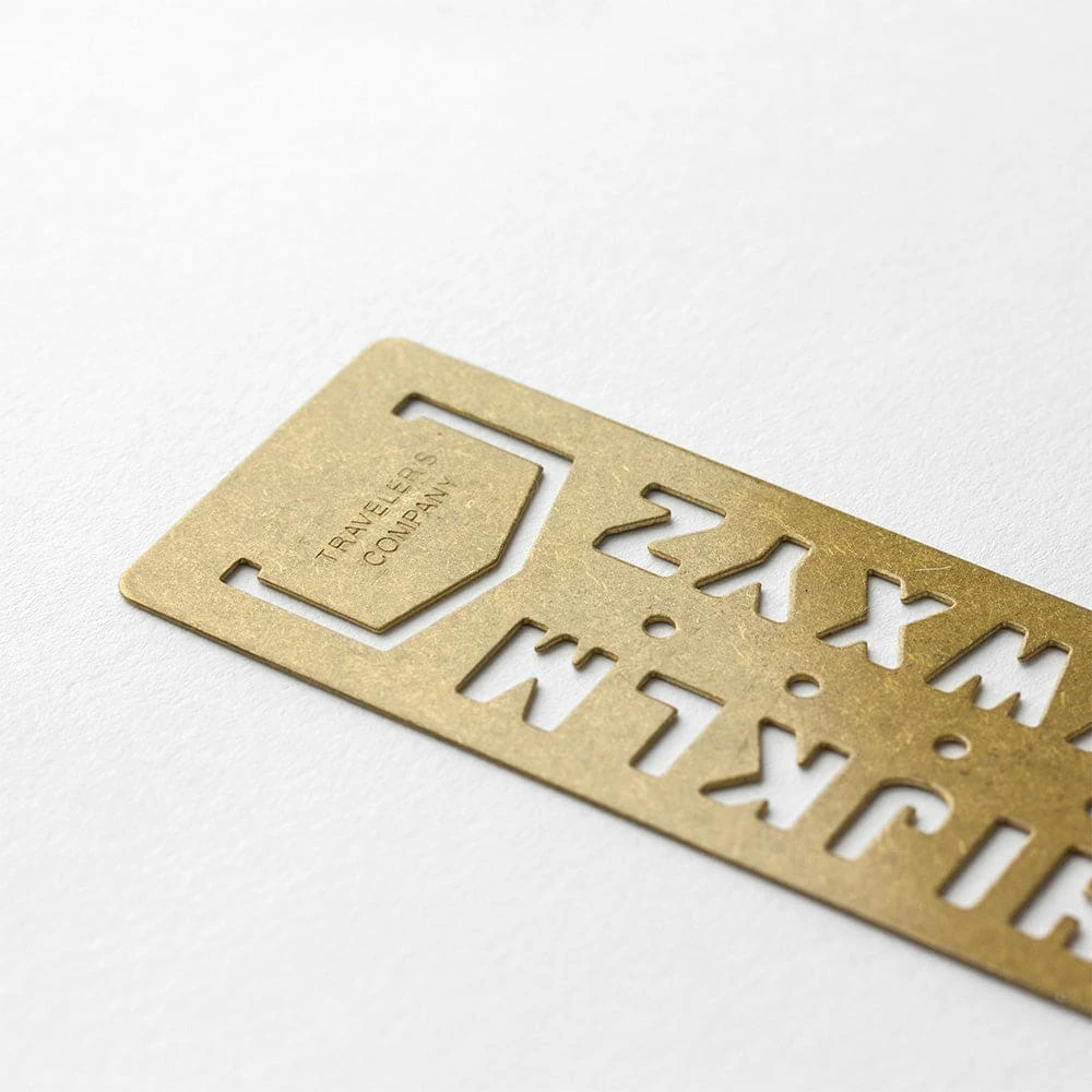 BRASS Template Bookmark Alphabet 3 BRASS Template Bookmark Alphabet - Image 3
