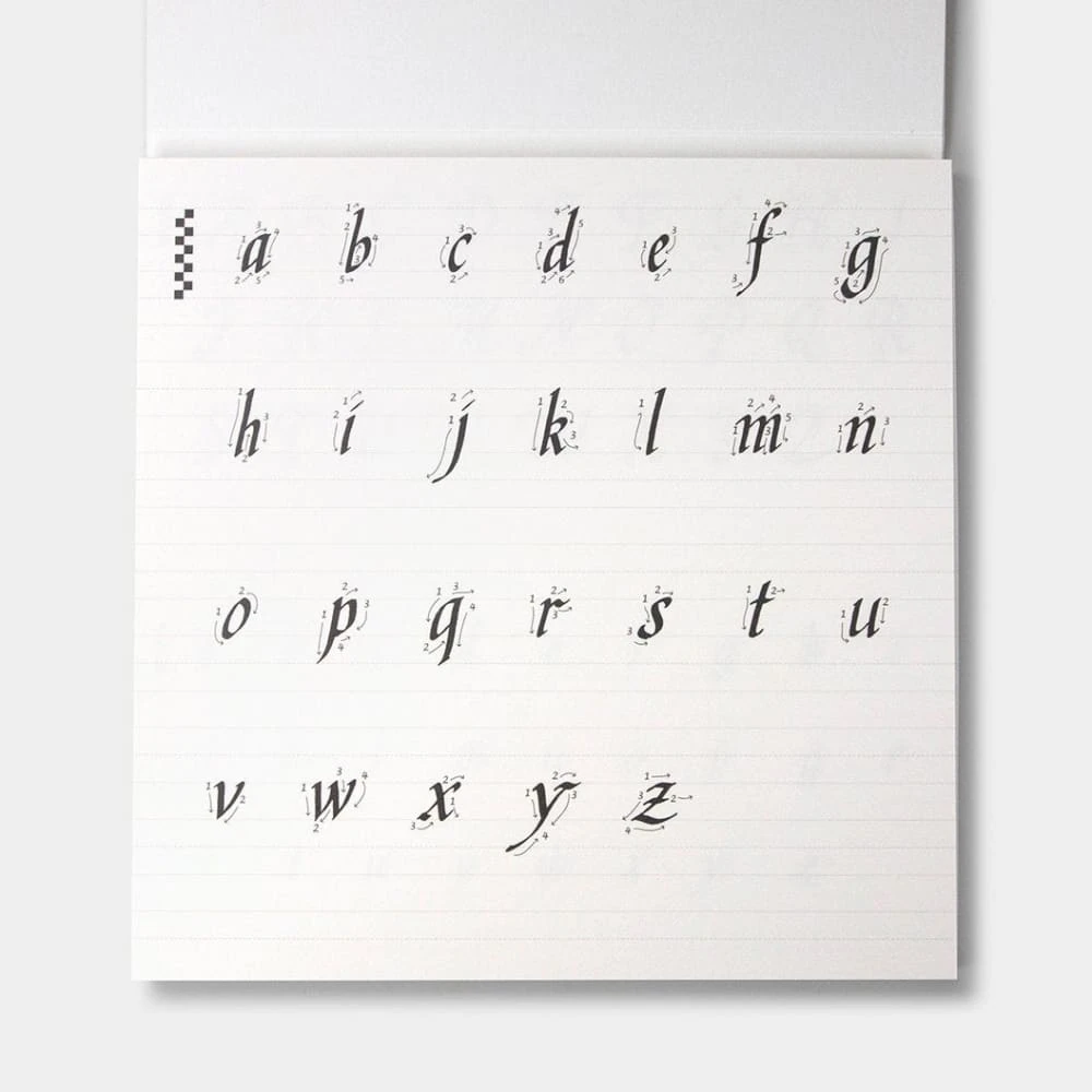 Calligraphy Practice Notebook / Chancery Cursive 5 Calligraphy Practice Notebook / Chancery Cursive - Image 5