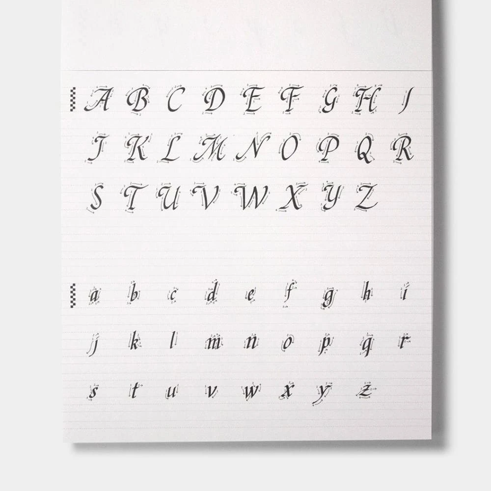 Calligraphy Practice Notebook / Chancery Cursive 4 Calligraphy Practice Notebook / Chancery Cursive - Image 4