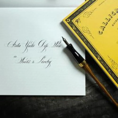 Calligraphy Practice Notebook / Chancery Cursive 8 Calligraphy Practice Notebook / Chancery Cursive - Image 8