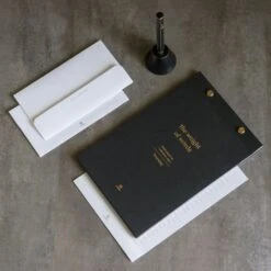 Classic Reflect-Letter Paper Set(Black) 33 Classic Reflect-Letter Paper Set(Black) -Writing Supplies Store classic reflect letter paper setblack and envelope 291