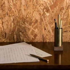 Classic Reflect-Pen Container(Brass) -Writing Supplies Store classic reflect pen containerbrass case 626