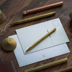 Classic Revolve-Slim Ballpoint Pen(Brass) 27 Classic Revolve-Slim Ballpoint Pen(Brass) -Writing Supplies Store classic revolve slim ballpoint penbrass pen 907