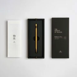 Classic Revolve-Spring Ballpoint Pen(Brass) -Writing Supplies Store classic revolve spring ballpoint penbrass pen 291