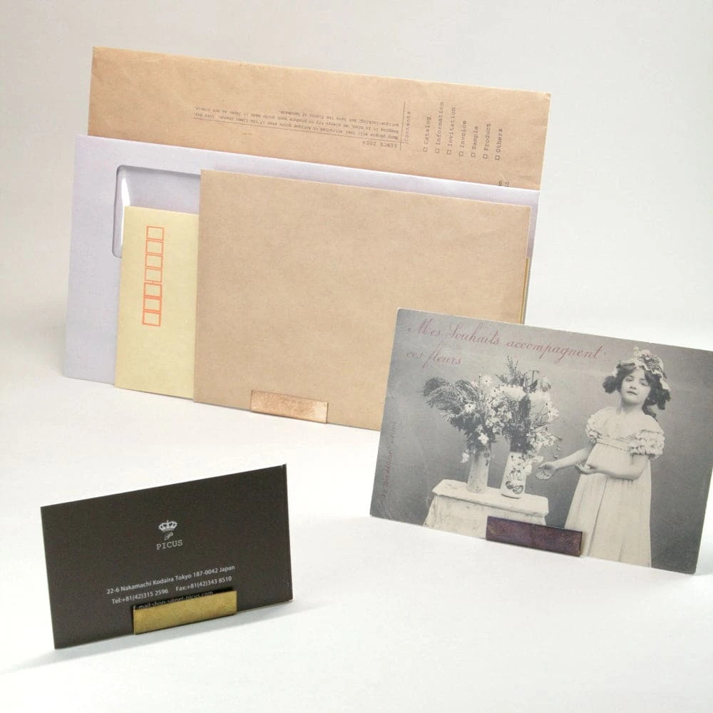 LETTER & PHOTO STAND PHOSPHOR BRONZE 2 LETTER & PHOTO STAND PHOSPHOR BRONZE - Image 2