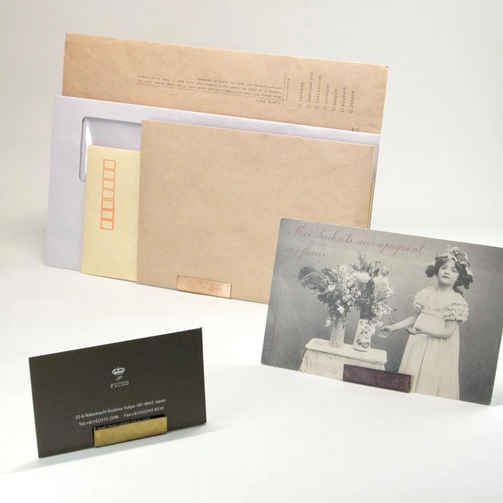 LETTER & PHOTO STAND PHOSPHOR BRONZE 4 LETTER & PHOTO STAND PHOSPHOR BRONZE - Image 4