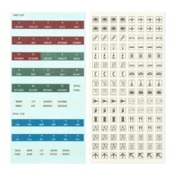 TRAVELER'S Notebook Customized Sticker Set For Diary 2023 -Writing Supplies Store travelers notebook customized sticker set for diary 2023 stickers 499