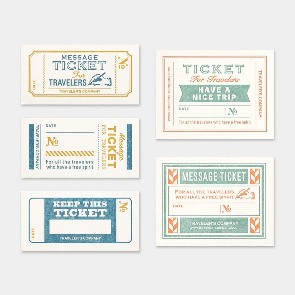 TRAVELER'S Notebook Passport Size Refill Message Card 7 TRAVELER'S Notebook Passport Size Refill Message Card - Image 7