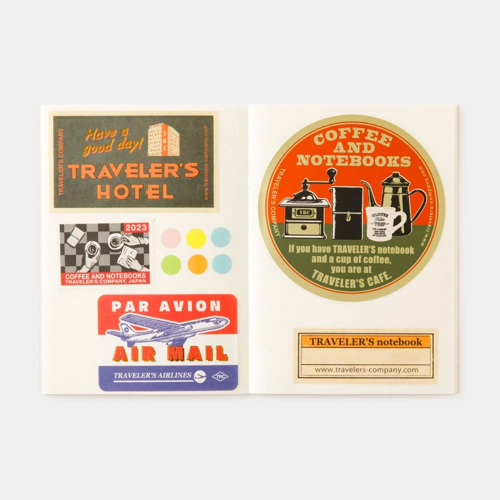 TRAVELER’S Notebook Passport Size Refill Sticker Release Paper 2 TRAVELER’S Notebook Passport Size Refill Sticker Release Paper - Image 2