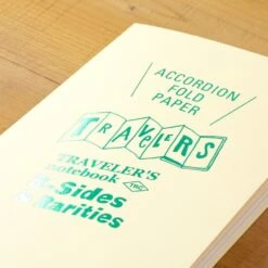 TRAVELER'S Notebook Refill Accordion Fold Paper -Writing Supplies Store travelers notebook refill accordion fold paper 475