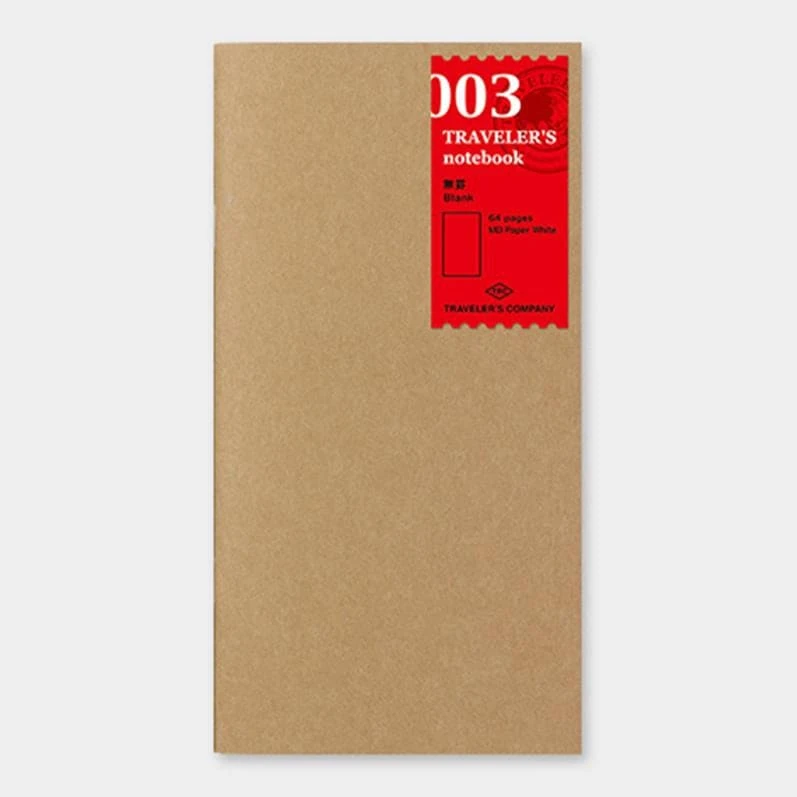 TRAVELER'S Notebook Refill Blank Notebook 003 4 TRAVELER'S Notebook Refill Blank Notebook 003 - Image 4