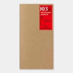 TRAVELER'S Notebook Refill Blank Notebook 003 