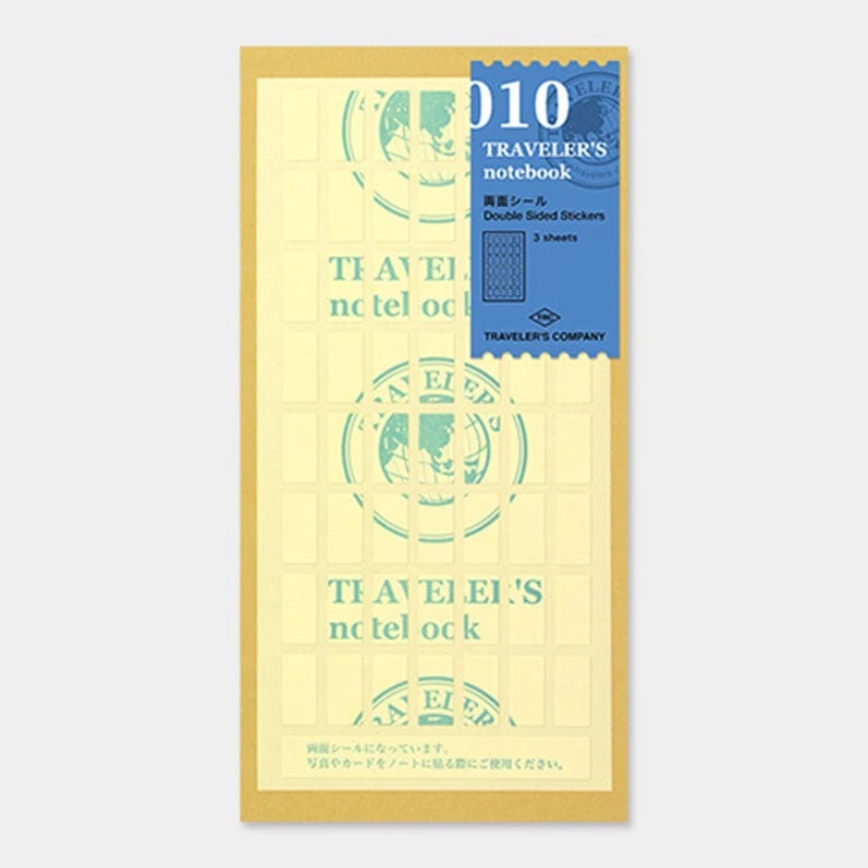 TRAVELER'S Notebook Refill Double-sided Sticker 010 1 TRAVELER'S Notebook Refill Double-sided Sticker 010