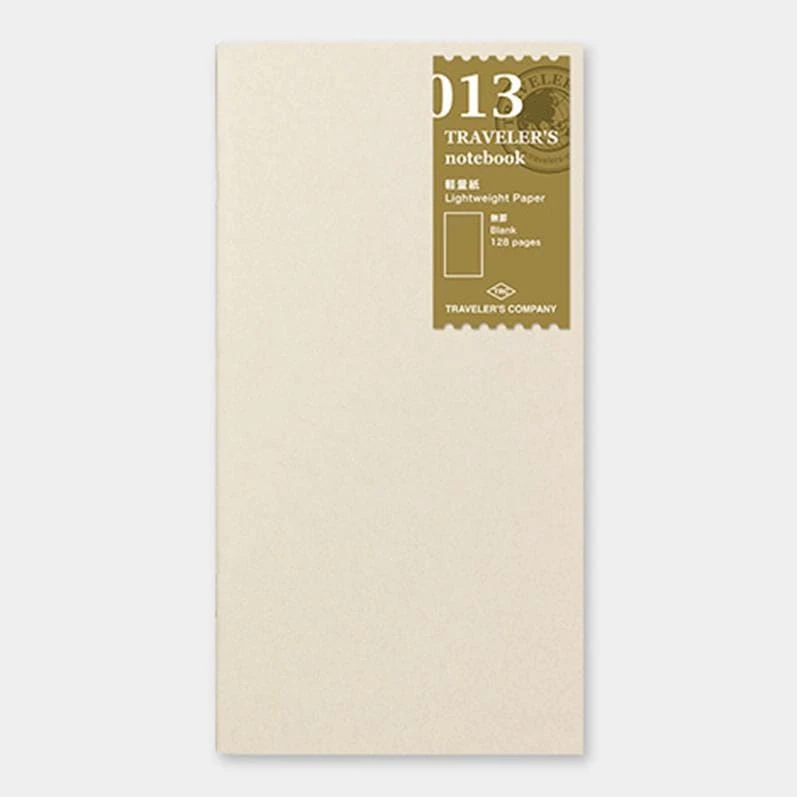 TRAVELER'S Notebook Refill Light Paper Notebook 013 1 TRAVELER'S Notebook Refill Light Paper Notebook 013