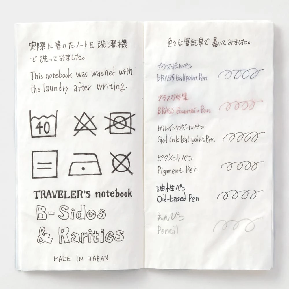 TRAVELER'S Notebook Refill Washable Paper 2 TRAVELER'S Notebook Refill Washable Paper - Image 2