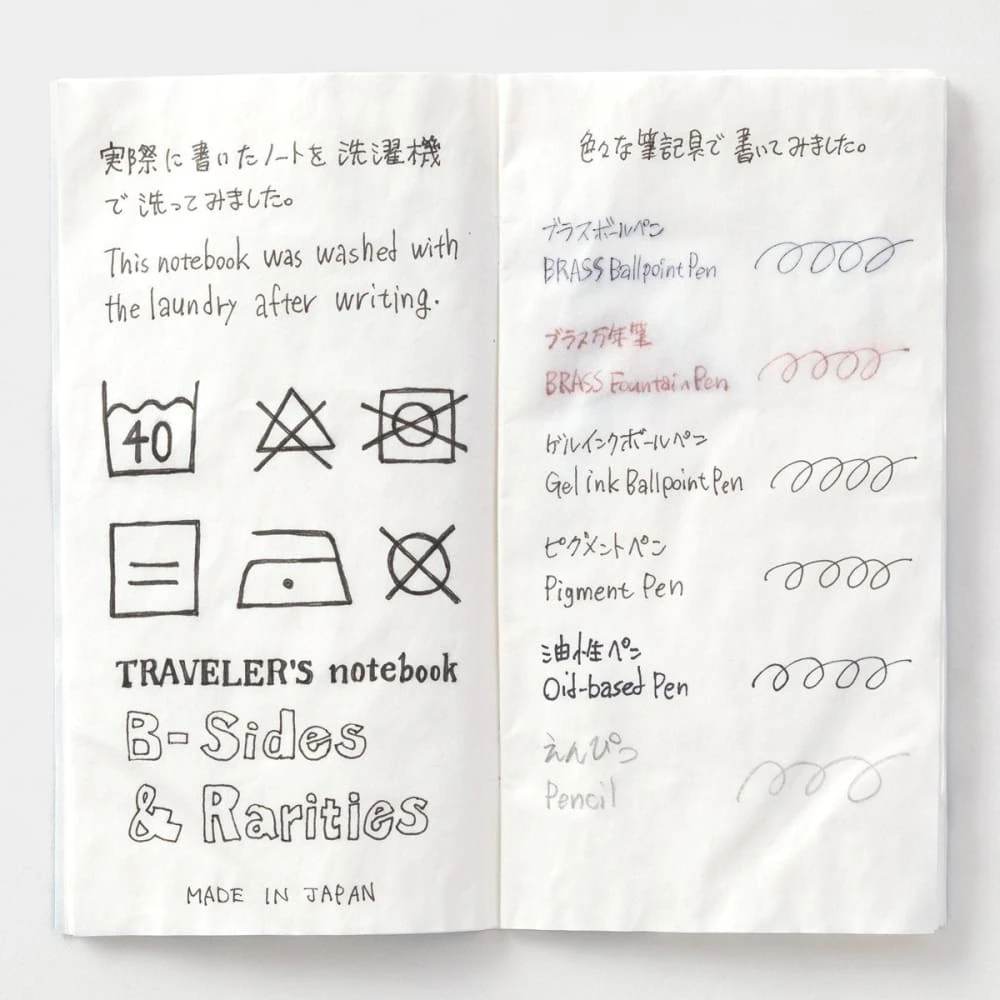 TRAVELER'S Notebook Refill Washable Paper 9 TRAVELER'S Notebook Refill Washable Paper - Image 9