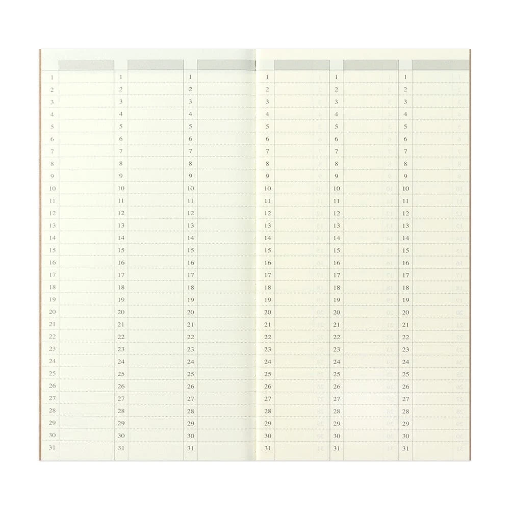 TRAVELER'S Notebook Refill Weekly Free Vertical 018 4 TRAVELER'S Notebook Refill Weekly Free Vertical 018 - Image 4