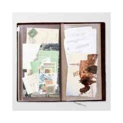 TRAVELER'S Notebook Refill Zipper Pocket 008 -Writing Supplies Store travelers notebook refill zipper pocket 008 360