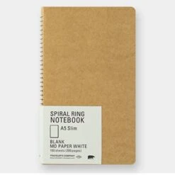 TRC SPIRAL RING NOTEBOOK MD White -Writing Supplies Store trc spiral ring notebook md white 138