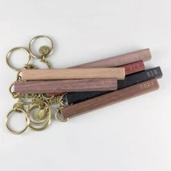 WOOD HOTEL KEY-HOLDER SATINE 10 WOOD HOTEL KEY-HOLDER SATINE -Writing Supplies Store wood hotel key holder satine 412